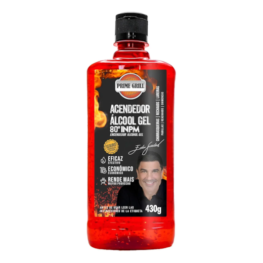 Acendedor Álcool Gel Prime Grill 430gr