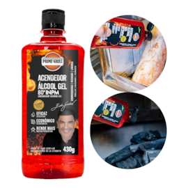 Acendedor Álcool Gel Prime Grill 430gr