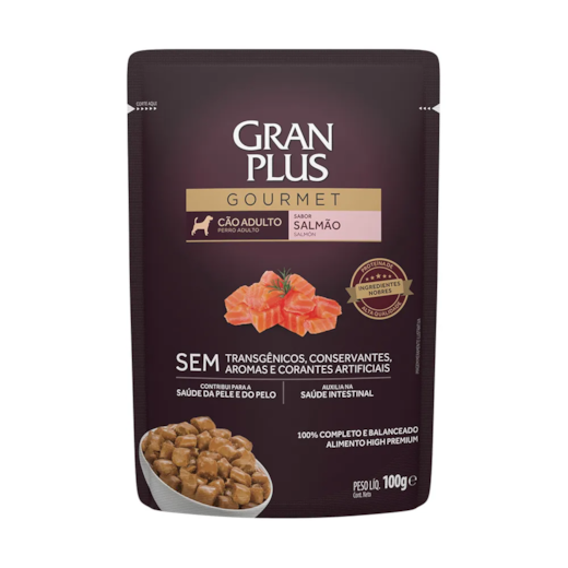 ache Cães Gran Plus 100Gr Adulto Salmão Gourmet