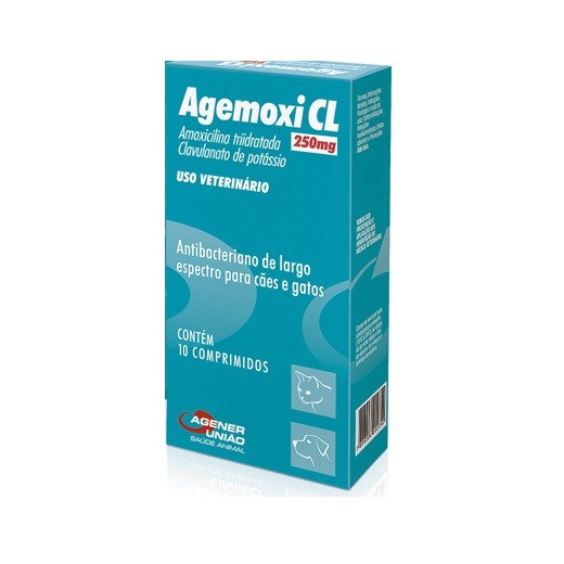 AGEMOXI CL 250MG 10COMPR