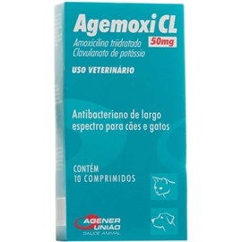 AGEMOXI CL 50MG 10COMPR