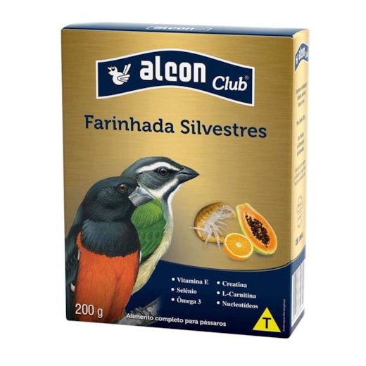 Farinhada Para Pássaros Psitacídeos Alcon Club 200g - Solos Agropet