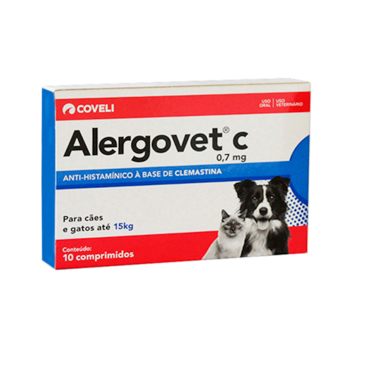 Alergovet C 0,7mg 10 comprimidos