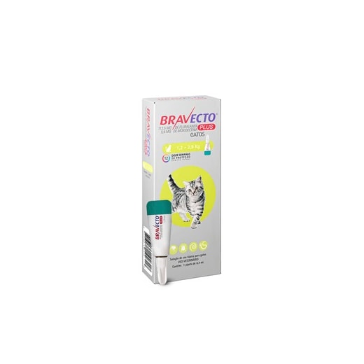 Antipulgas Bravecto Plus Gatos 112,5mg a 2,8kg