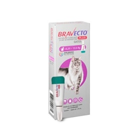 Antipulgas Bravecto Plus Gatos 500mg 6,25 a 12,50kg