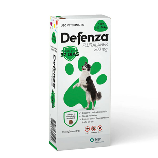 Antipulgas Defenza 10 a 20Kg 200Mg