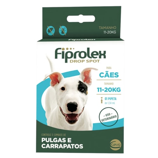 Antipulgas Fiprolex Drop Spot 11 a 20kg 1 Pipeta