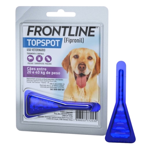 Antipulgas Frontline Topspot 20 a 40Kg 2,68Ml