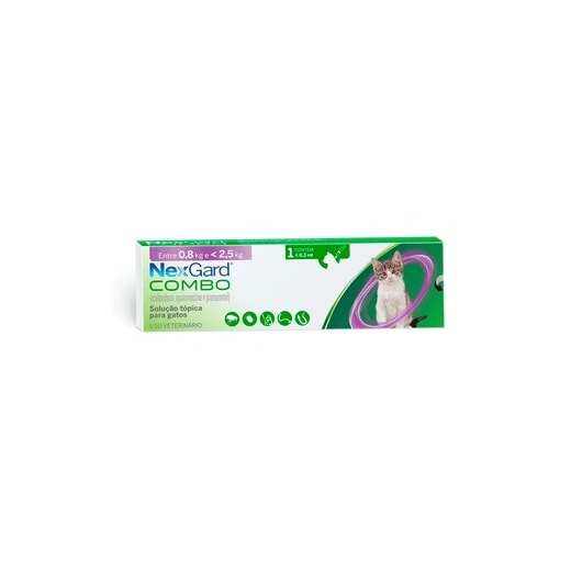 Antipulgas N.e.x.g.a.r.d Gato 0,3ml 0,8 A 2,5kg 1 Pipeta