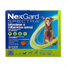 Antipulgas N.e.x.g.a.r.d Spectra 7,6 A 15kg 3 Tabletes