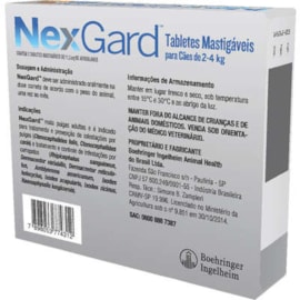 Antipulgas Nexgard 02 a 04kg 11.3mg 1 tablete