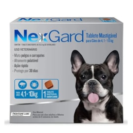 Antipulgas Nexgard 04,1 a 10kg 28.3mg 1 tablete