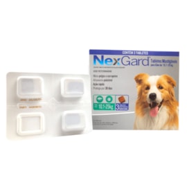 ANTIPULGAS NEXGARD 10,1 A 25KG 68MG 3 TABLETES