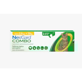 Antipulgas Nexgard Gato 0,9ml 2,5 A 7,5 3 Pipetas