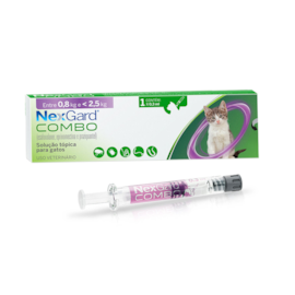 Antipulgas Nexgard Gato 0,9ml 2,5 a 7,5kg 1 Pipeta