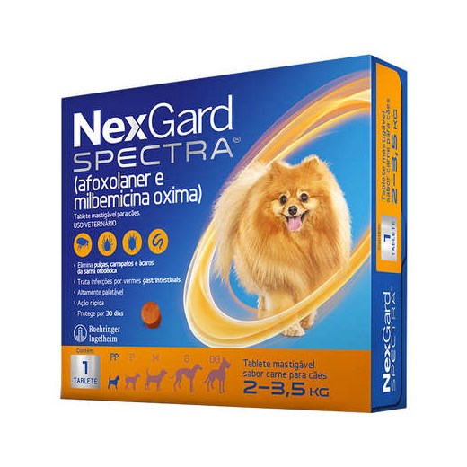 Antipulgas Nexgard Spectra 02 a 3,5Kg 1 Tablete