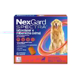 ANTIPULGAS NEXGARD SPECTRA 30,1 A 60KG 1 TABLETE