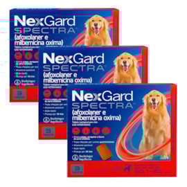 Antipulgas Nexgard Spectra 30,1 A 60kg 3 Tabletes