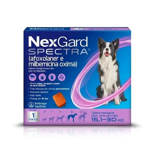 Antipulgas Nexgard Spectra15,1 A 30kg 1 Tablete