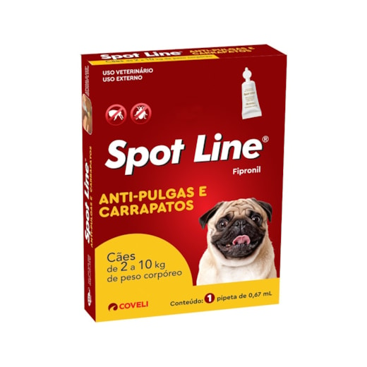 Antipulgas Spot Line 2 a 10kg 0,67ml