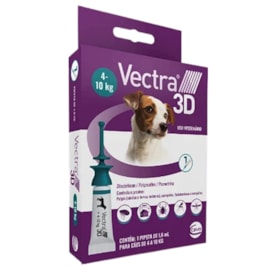 Antipulgas Vectra 3D Cães 4 A 10kg 1 Pipeta