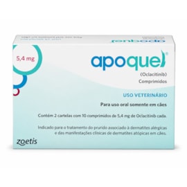 Apoquel 5,4mg Caixa com 20 Comprimidos
