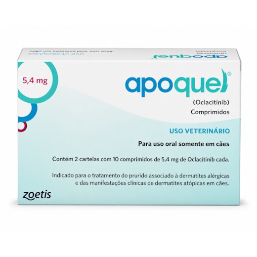Apoquel 5,4mg Caixa com 20 Comprimidos