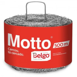 Arame Farpado 500MT Belgo Motto