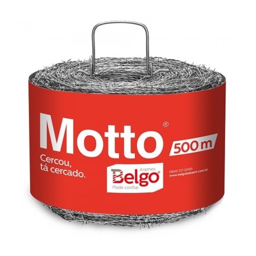 Arame Farpado 500MT Belgo Motto