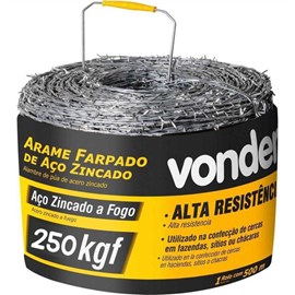 ARAME FARPADO VONDER 500MT