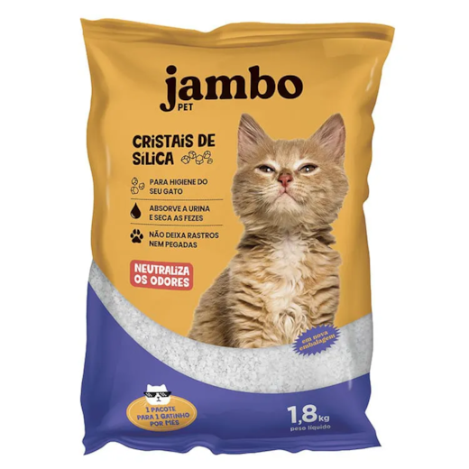 Areia Cristais de Silica Jambo 1,8kg
