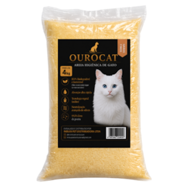 Areia Higiênica para Gato Ouro Cat Fina 4kg
