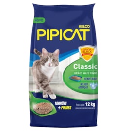 Areia Sanitaria Pipicat 12Kg Classic