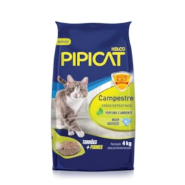 Areia Sanitária Pipicat 4kg Campestre