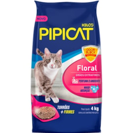 Areia Sanitária Pipicat 4kg Floral