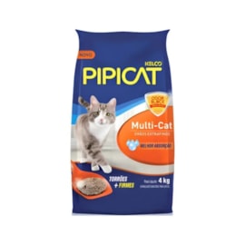 Areia Sanitária Pipicat 4kg Multicat