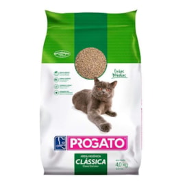 Areia Sanitária Progato Clássica Grãos Md 4kg 