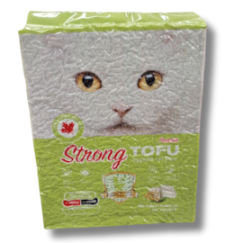 Areia Sanitária Strong Chá Verde Biodegradável Tofu 2,5Kg