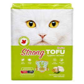 Areia Sanitária Strong Chá Verde Biodegradável Tofu 2,5Kg