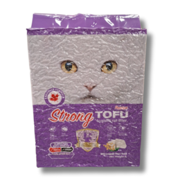 Areia Sanitária Strong Lavanda Biodegradável Tofu 2,5Kg