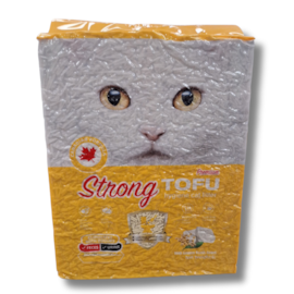 Areia Sanitária Strong Limão Biodegradável Tofu 2,5Kg