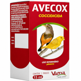 Avecox Coccidicida para Pássaros Vansil 15 ml