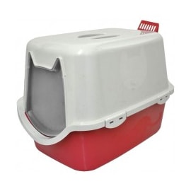 Banheiro Para Gato Durapets Vermelha