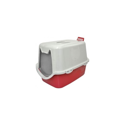 Banheiro Para Gato Durapets Vermelha