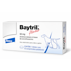 Baytril Flavour 50mg 10 Comprimidos