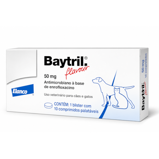 Baytril Flavour 50mg 10 Comprimidos