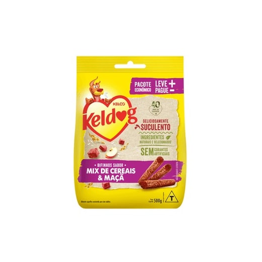 Bifinho Keldog 500g Mix De Cereais e Maçã