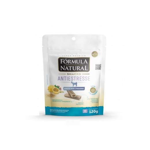 Bifinho Snacks Cão Fórmula Natural Antiestresse 120g Mini/Pequeno