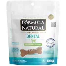 Bifinho Snacks Cão Fórmula Natural Dental 100g Mini/Pequeno