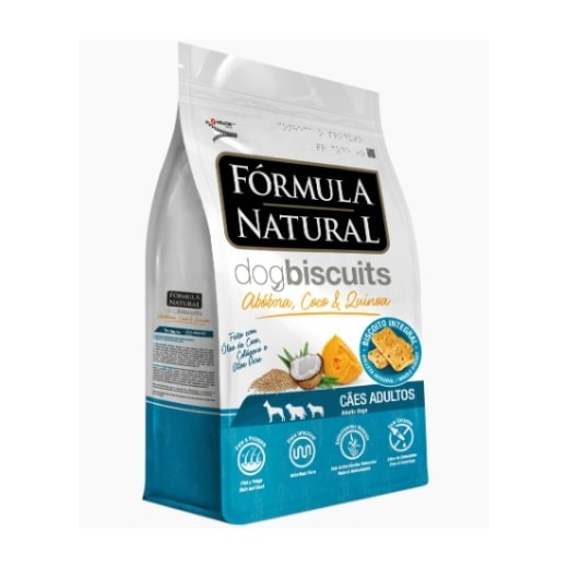 Biscoito Formula Natural Adulto Abobora/Coco/Quinoa 250Gr